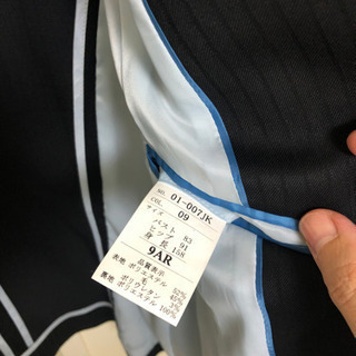 P.S.F A  黒スーツ　サイズ9の画像