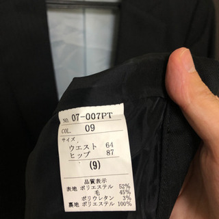 P.S.F A  黒スーツ　サイズ9の画像