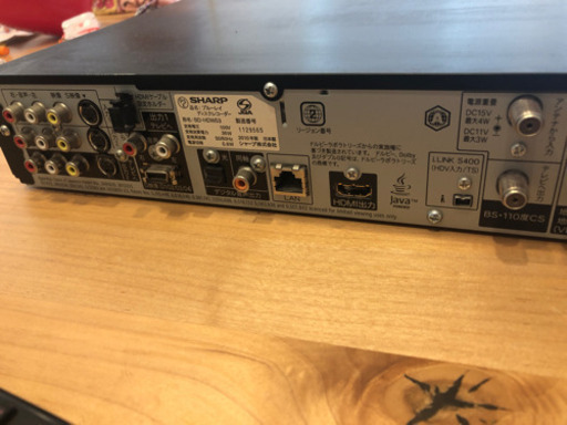 SHARP ブルーレイレコーダー