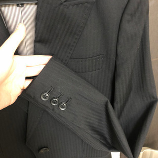 BUONA GIORNATA ジャケット黒 サイズS ペンシルストライプ生地の画像