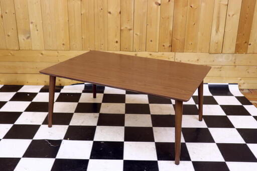ニトリ　ミニテーブル　750×500×320　ブラウン系　住まい　家具