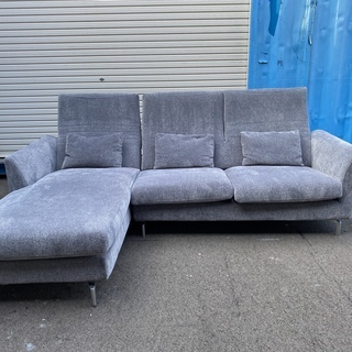 BABAKAGU 馬場家具 カウチソファ ソファ グレー ヘッド...