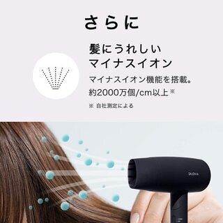 新品 SALONIA/サロニア スピーディーイオンドライヤー SL-013 WH ホワイト の画像
