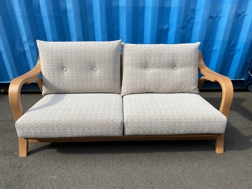 KEYUCA ケユカ ソファ ノーブルシリーズ 2人掛け ナチュラル 中古品