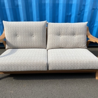 KEYUCA ケユカ ソファ ノーブルシリーズ 2人掛け ナチュラル 中古品