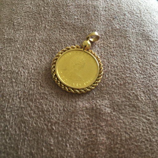 ペンダントトップ (純金 メイプル金貨 1/10オンス)