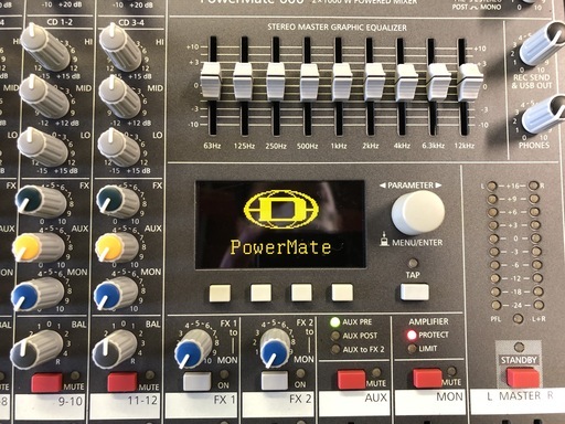 【管理KRK206】DYNACORD Power Mate 600-3 パワードミキサー