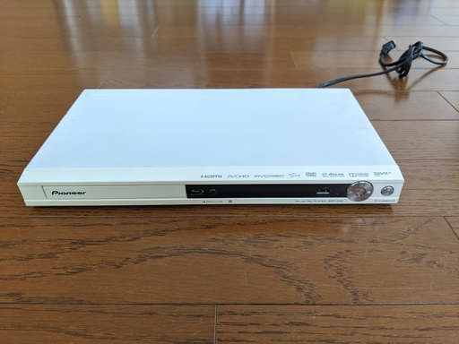 Pioneer　ブルーレイプレイヤー（DVD対応）