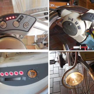 電動自転車 26インチ 3段変速 LEDライト パナソニック ViVi 電動