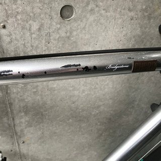ブリジストン　クロモリ　CHeRO 「クエロドロップ」ミラー、テール、フロントライト付き　510mmの画像