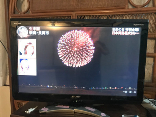 シャープのアクオス　パナソニックのブルーレイ