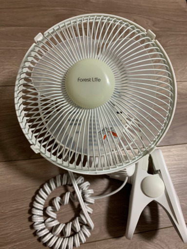 クリップ式扇風機