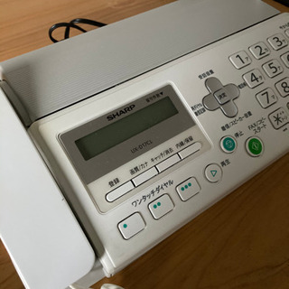 美品　ファクシミリ電話機　子機　SHARP