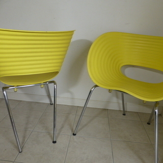 vitra ヴィトラ　トムバック　2脚セット　イエロー　デザイン...