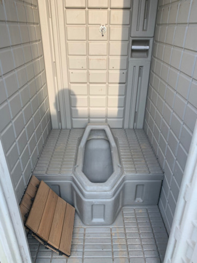 中古仮設水洗トイレ