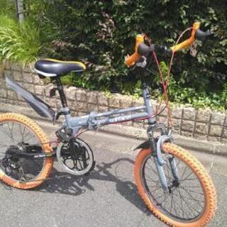 折り畳み式自転車20インチ7段変速