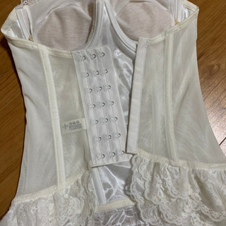 美品！ブライダルインナー 上下セット、ロンググローブの画像