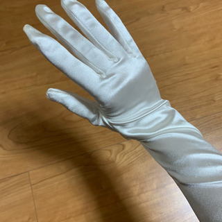 美品！ブライダルインナー 上下セット、ロンググローブの画像