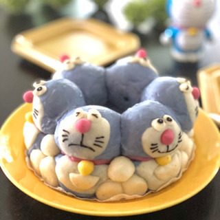 ドラえもん風ちぎりパン