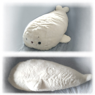 しろたん　あざらし　抱きぐるみ　ジャンボぬいぐるみ　※取引中です...