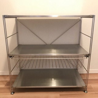 無印良品 ステンレスユニットシェルフ・ステンレス棚セット