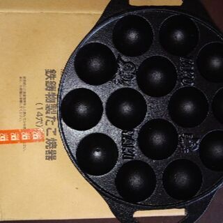 パール金属製鉄鋳物製たこ焼き器　未使用品