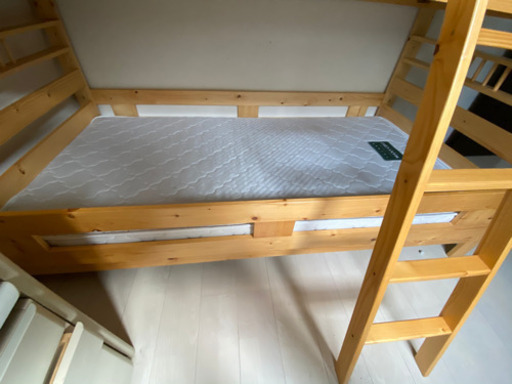 【美品】木製の2段ベッド  マットレスもついてお得✨✨