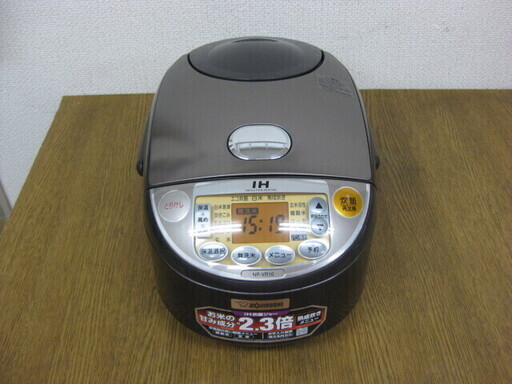 ZOJIRUSHI 象印 IH炊飯ジャー 極め炊き NP-VR10 5.5合炊き 炊飯器 2012年製