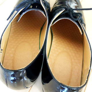 美品◆新郎◆エナメル素材◆ブライダルシューズ　ロイヤルウェディングの画像