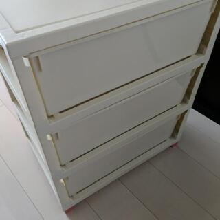 処分価格！ DECONY おしゃれ収納ケース(チェスト) ピンクの画像