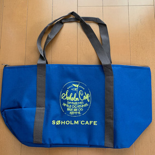 スーホルムカフェ　保冷トートバック　ネイビー