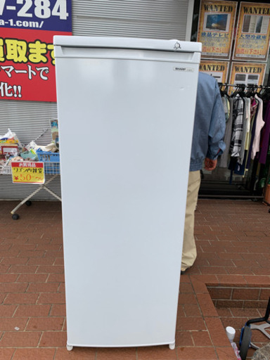 2017年製 SHARP 167L冷凍庫 FJ-HS17X-W フリーザー シャープ 人気