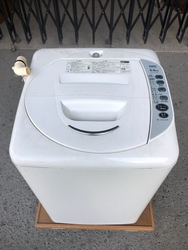 洗濯機 SANYO 5.0kg ASW-EG50A 2007年製