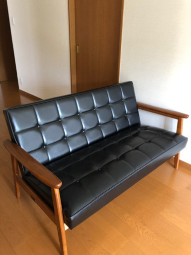 カリモク60 二人掛け　ソファー　お洒落