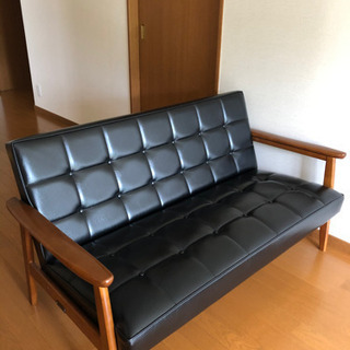 カリモク60 二人掛け　ソファー　お洒落