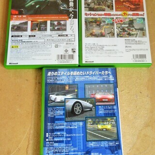 ☆XBOX ダブルスティール SEGA GT 2002 プロジェクトゴッサム：ワールドストリートレーサー◆3枚セットの画像