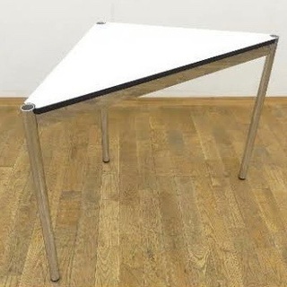 usm ハラー　三角　テーブル　白　検）無印　muji イームズ...