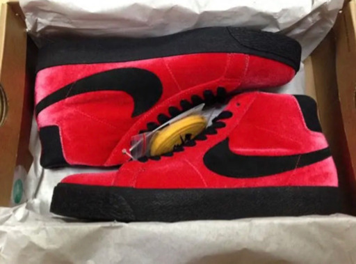 NIKE SB ZOOM BLAZER MID KEVIN AND HELL 27センチ　ナイキ　レッド