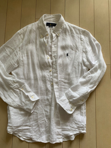 ラルフローレン　リネンシャツ POLO RALPH LAURENホワイト 麻