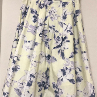 花柄スカート イエロー