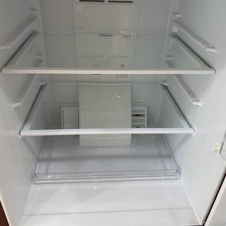 冷蔵庫 AQUA アクア AQR-16F(R) 2017年製 2D 157L ワインレッド 中古品