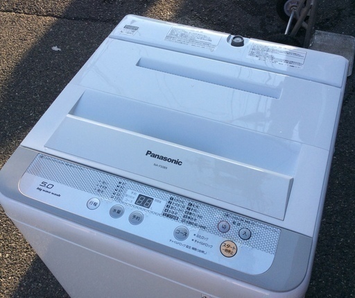 【RKGSE-252-3】特価！Panasonic/5kg/全自動洗濯機/NA-F50B9/中古/2016年製/当社より近隣地域無料配達