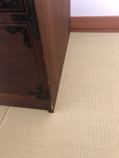 受け付け終了　桐　和箪笥　和ダンス　アンティーク　レトロ　小箪笥　古家具　一点物　ローチェスト　収納　引き出し