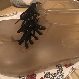 クリアレインブーツ  サイズ36の画像