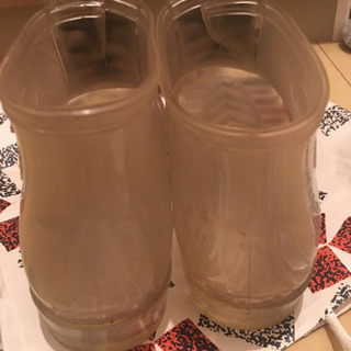 クリアレインブーツ  サイズ36の画像