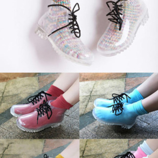 クリアレインブーツ  サイズ36の画像