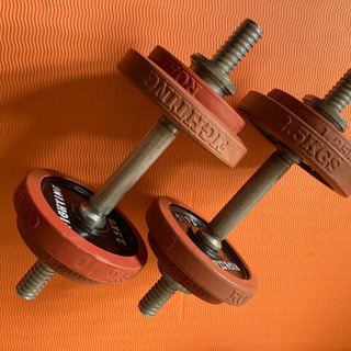 可変式ダンベル10kg x2 インクラインベンチ