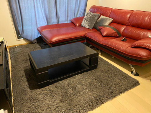長方形ラグ【縦236×横165cm/毛足2cm】カーペット/絨毯