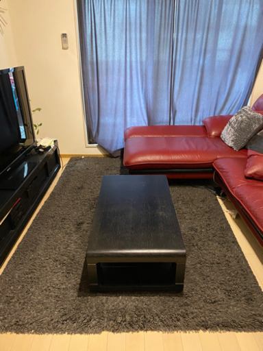 長方形ラグ【縦236×横165cm/毛足2cm】カーペット/絨毯