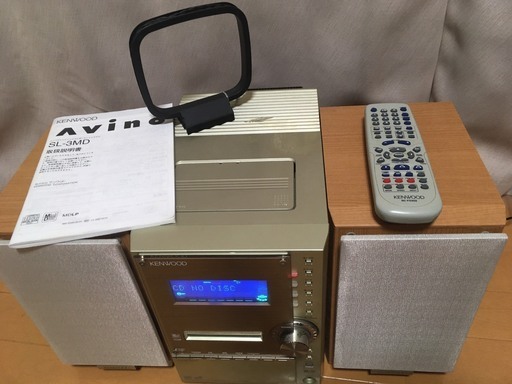 CD/MD/カセットテープ＜動作確認済＞  ケンウッド Avino SL-3MD コンポ 割引有
